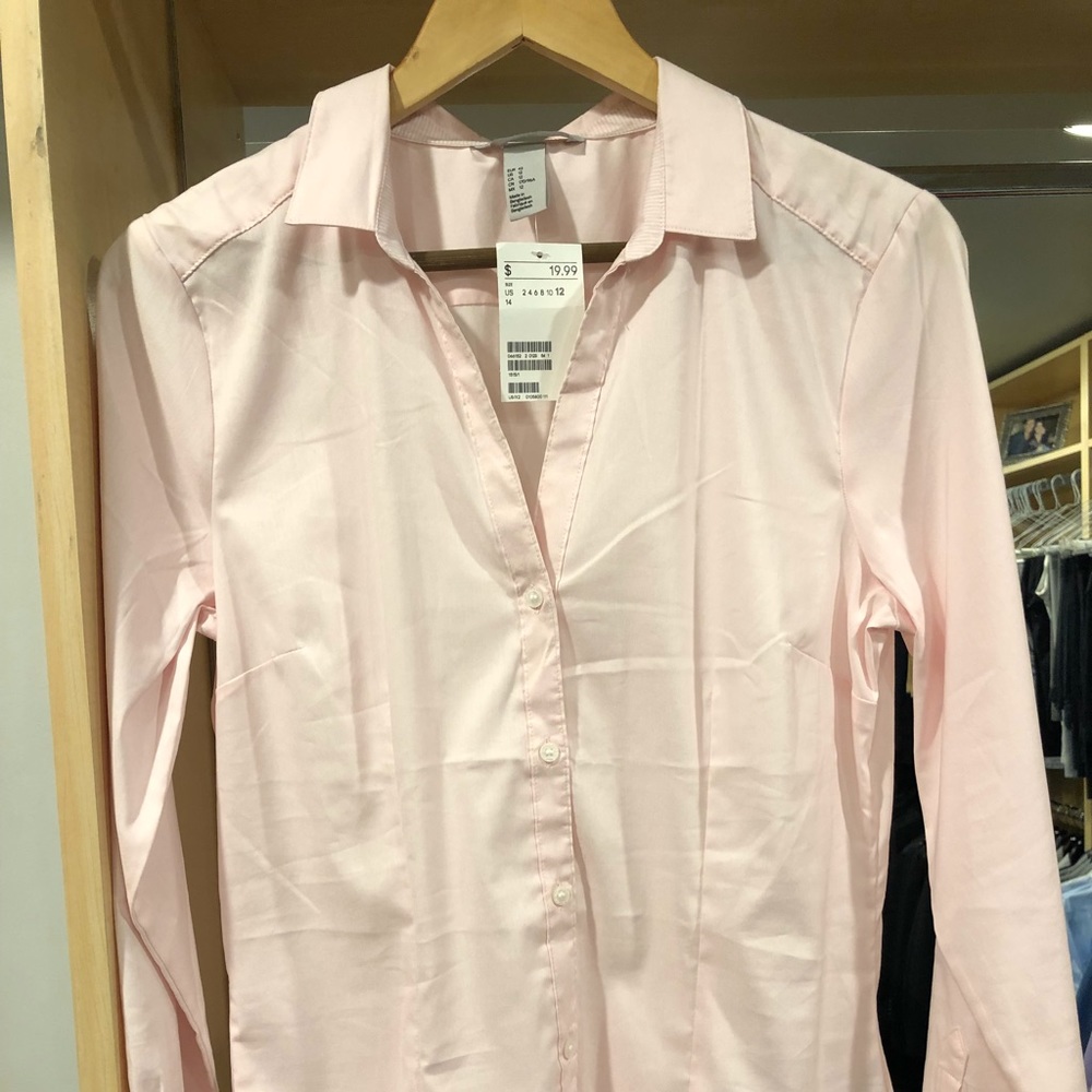 Button down pink Shirt
